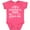 Vintage Hot Pink, variant on Inktastic Grammie and Papa Love Me Boys or Girls Baby Bodysuit