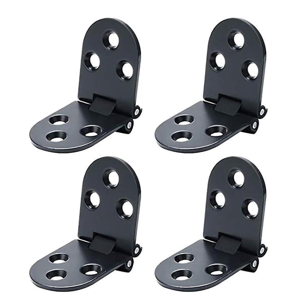 Bisagra - Aleación De Zinc - Para Mesas Plegables - 4 Piezas - Negra