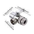 thumbnail image 3 of BotaniNest Metal Water Diverter Splitting Faucet Connector For Enhanced And Tub Functionality, 3 of 6