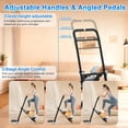thumbnail image 3 of Stair Stepper with Handlebar, 3-Gear Resistance & Foldable Home Cardio  for Full-Body Workout, 350lbs Capacity, 3 of 8