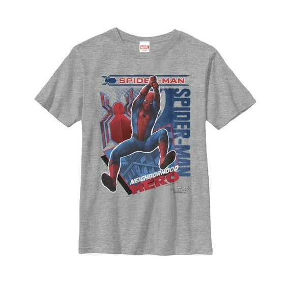 Boy's Marvel Spider-Man: Homecoming Hero Graphic Tee Athletic Heather Small
