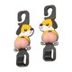 thumbnail image 5 of Gancho para reposacabezas de asientos de coche, colgador para asiento trasero de vehículo, decorativo de PVC, rotación de 360  degree, multifuncional, para Perro, 5 of 8