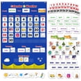 thumbnail image 1 of Godery Calendar and Weather Pocket Chart, Classroom Organized Chart, 149 Pieces, 1 of 4