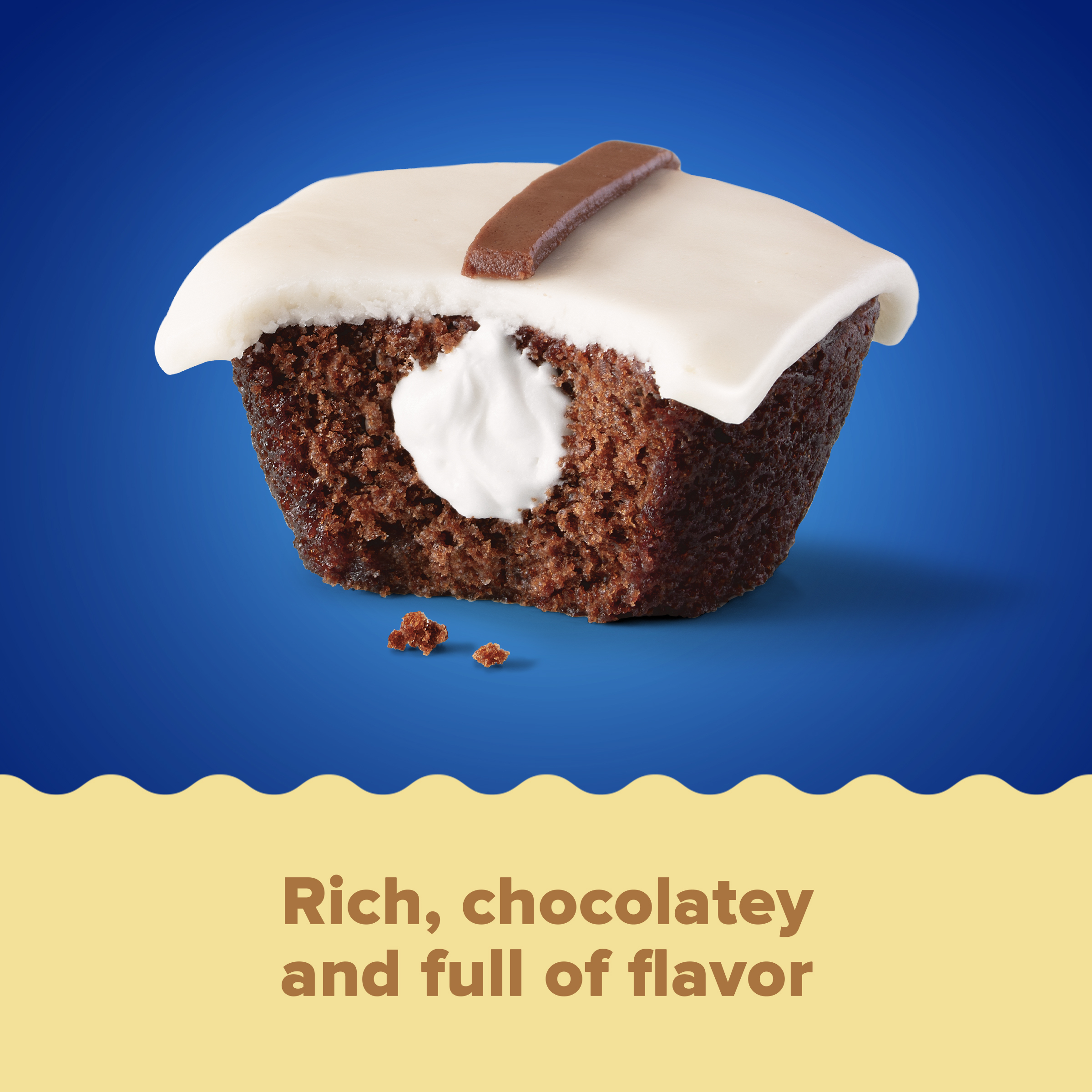 Tastykake Chocolate Cream Filled Iced Cupcakes, (2 Family