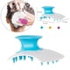 thumbnail image 4 of Cepillo de champú para el cabello Zulema Suave silicona para el cabello herramienta azul, 4 of 8