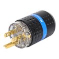 thumbnail image 1 of Audio Power Plug, Anti Oxidation Gold Plated Power Plug Pure Copper  for Audio Visual Appliances for Home M103GMale,F103G Female,M103G/F103G Male/Female, 1 of 7