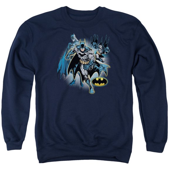 Jla - Batman Collage - Crewneck Sweatshirt - X-Large