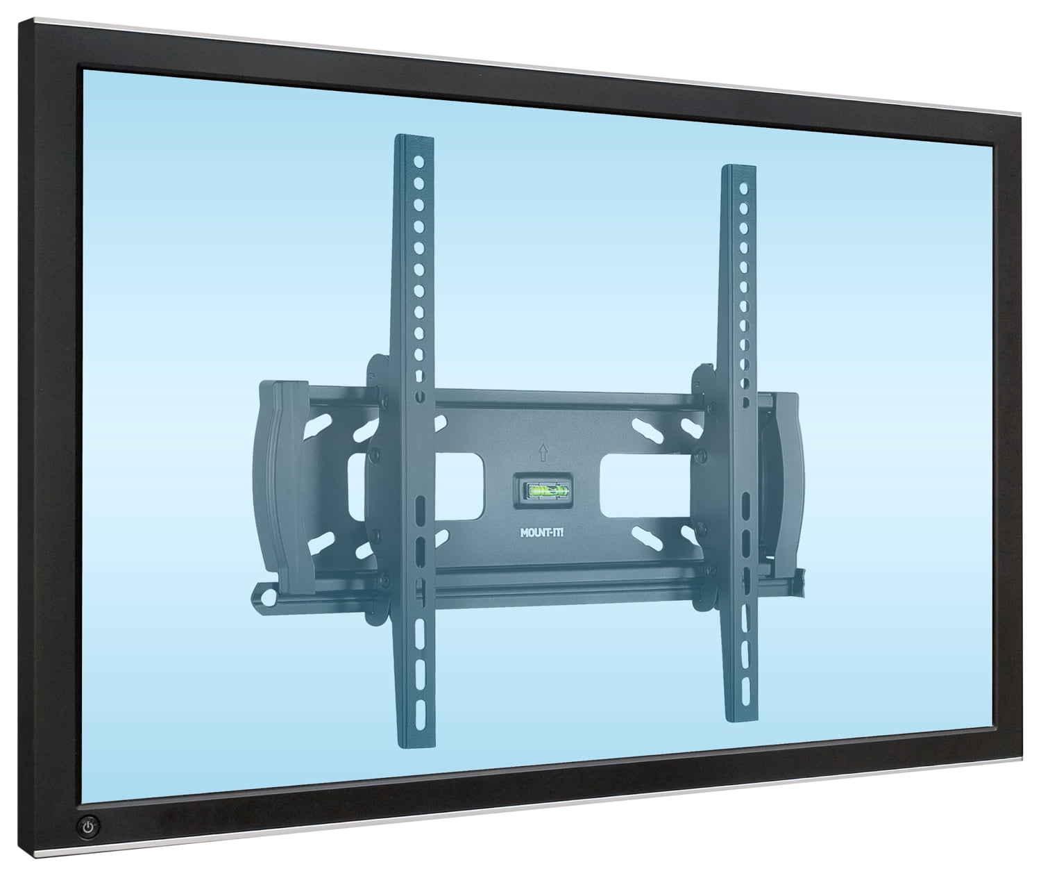 Mount-It! Lockable Anti-Theft Tilting TV Wall Mount, Fits 32"to Max 55"  TVs, Capacity 99 lbs.