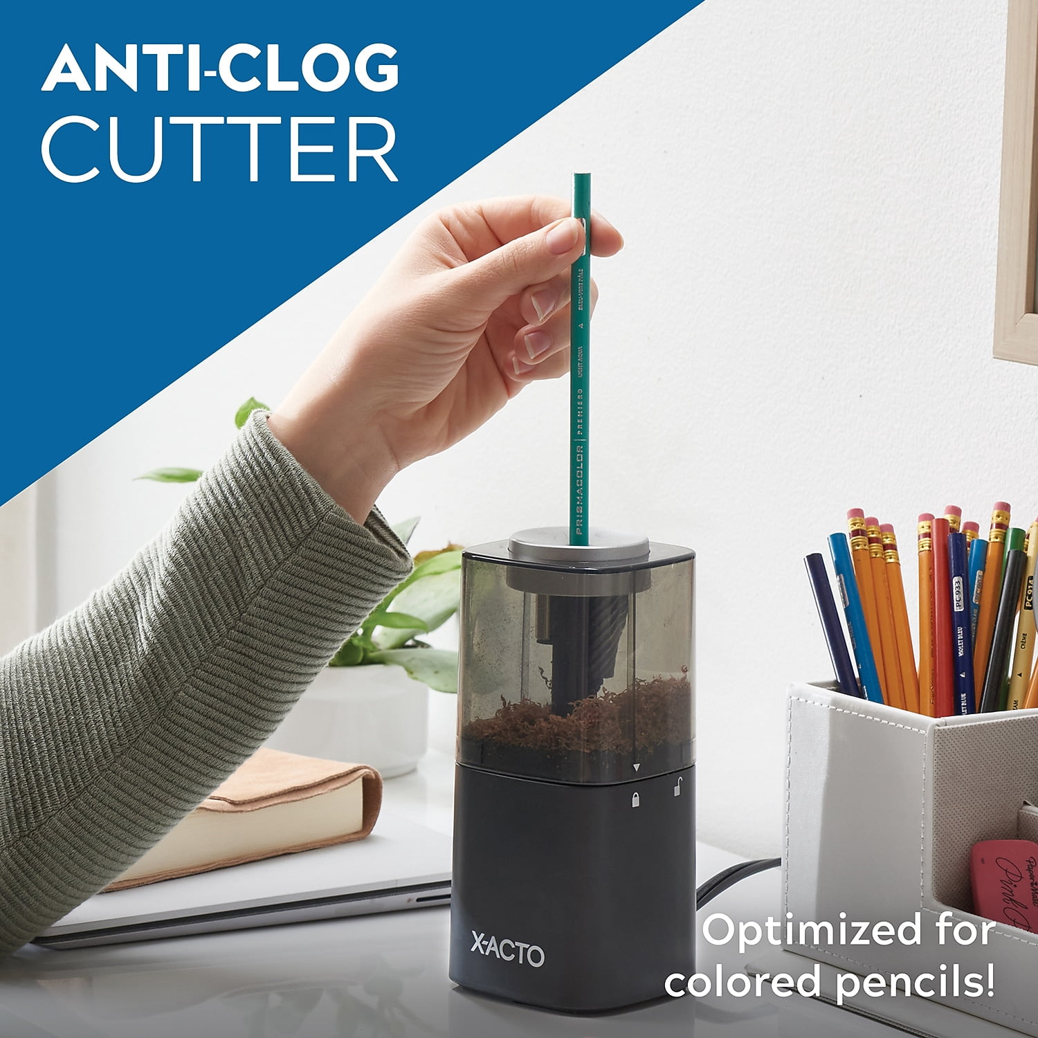X-ACTO Powerhouse Electric Pencil Sharpener Black (1799) 1799X