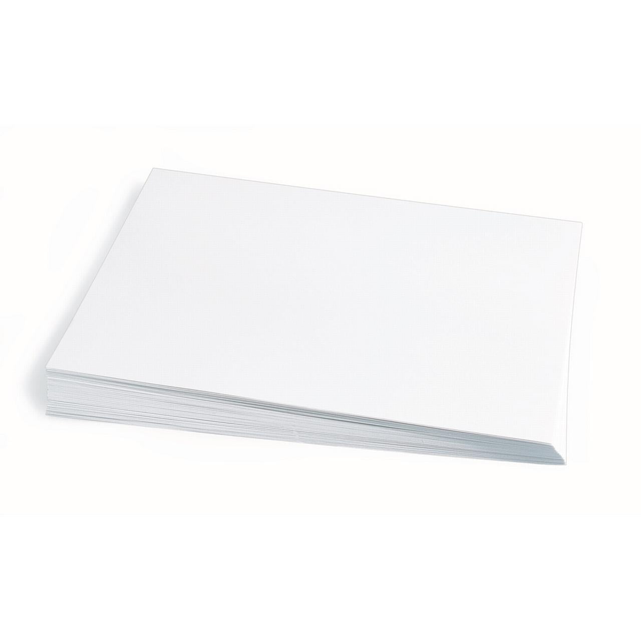 Construction Paper, White, 9 inches x 12 inches, 50 sheets, heavyweight