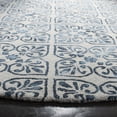 thumbnail image 3 of Safavieh Dip Dye Dedan Damask Wool Area Rug, Gray/Charcoal, 7' x 7' Round, 3 of 10