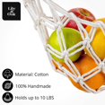 thumbnail image 4 of Hamaca de frutas-Cesta para colgar debajo del gabinete-Incluye ganchos-Organización y almacenamiento de ahorro de espacio-Cesta de frutas Veggie Net Compatible con Kitche Afortunado Sencillez, 4 of 5