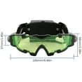 thumbnail image 4 of Lunettes de Vision Nocturne pour Enfants, Lunettes de Vision Nocturne à DEL Réglables avec Lumières Rabattables Lentille Verte, Jouet Lunettes de Vision Nocturne pour le Patin, la Course, le Vélo jusqu'à Pr, 4 of 5