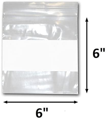200 6x14 Reclosable Resealable Clear Zip Lock Poly Plastic Bags 2Mil 6" x 14" in 