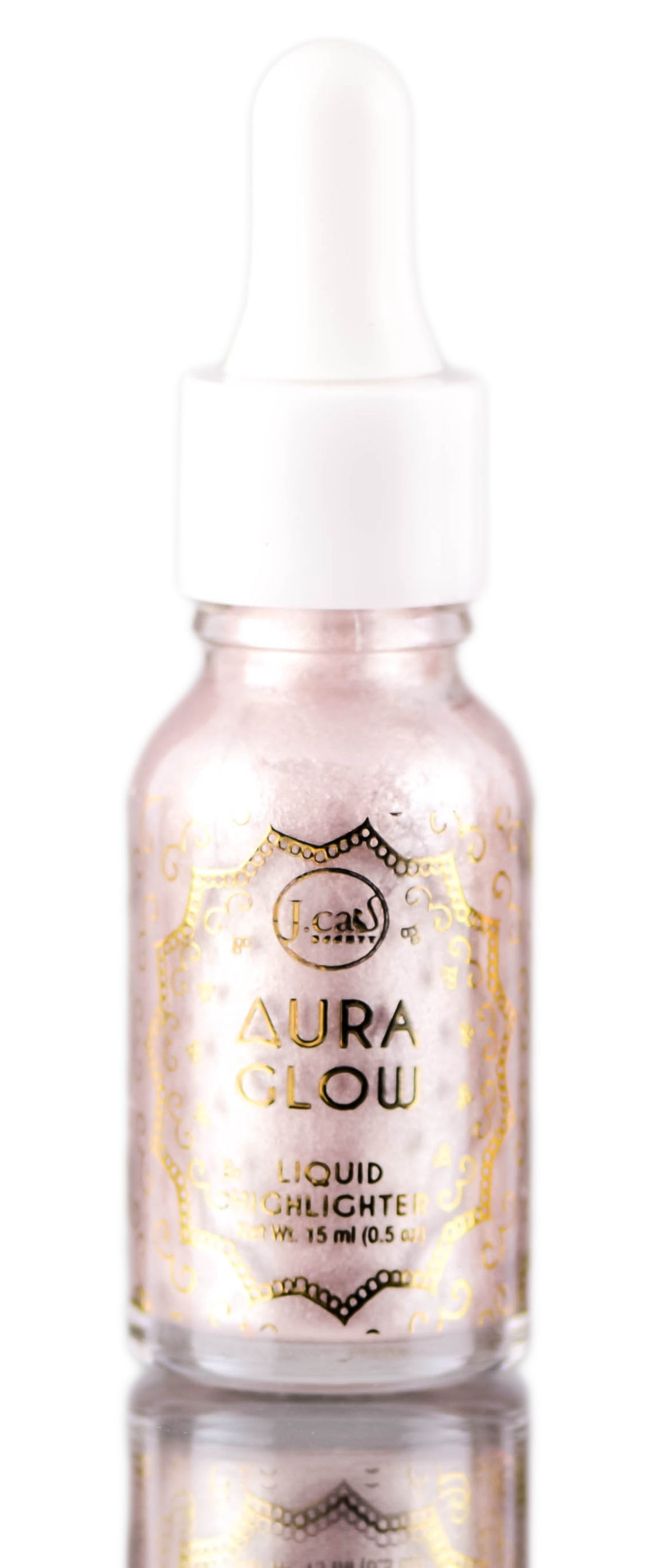 J Cat Aura Glow Liquid Highlighter Crystal Sand