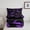 Black Violet, variant on Homewish Gothic Halloween Bat Full Size Comforter Sets,Purple Silhouette Print Bedding Comforter Set,Black Violet,Black Reversible,3-Piece,1 Comforter and 2 Pillowcases