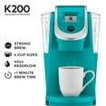 thumbnail image 2 of Keurig K200 Single Serve Coffee Brewer, Turquoise, 2 of 9