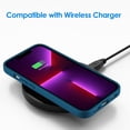 thumbnail image 7 of JETech Silicone Case Compatible with iPhone 13 Pro 6.1-Inch, Silky-Soft Touch Full-Body Protective Phone Case, Shockproof Cover with Microfiber Lining (Teal), 7 of 7