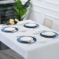 thumbnail image 5 of 15.4" Round Placemat Set of 1 Polyester Fabric Place Mats Non-Slip Dining Kitchen Table Mats for Kitchen Party Decor Mysterious Christmas Night Scene, 5 of 5
