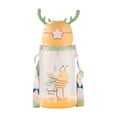 thumbnail image 3 of Huayishang Water Bottle Straw Big Belly Cup Large Capacity Water Cup Children's Strap Kettle, Kitchen Essentials Clearance Sale Yellow, 3 of 7