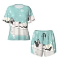 thumbnail image 4 of Xecao French Bulldog Taking a Bath print Swimsuit for women, Summer-ready, sporty style.Quick-dry fabric. Many sizes & colors., 4 of 9