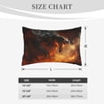 thumbnail image 4 of Yiaed Fiery Dragon Of Chaos Print Brushed Microfiber Envelope Pillowcases, Standard,Envelope Closure Pillow Cases(Without Pillow Core)-16"x24", 4 of 6