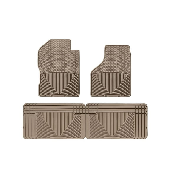 WeatherTech All-Weather Floor Mats compatible with Dodge Ram Truck 2500/3500, Ram Truck 1500 - 1st & 2nd Row, Tan