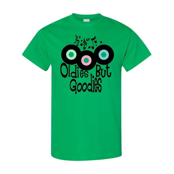 Inktastic Oldies but Goodies Records and Music Notes T-Shirt