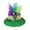 Green D, variant on ZQUUVOU Green Top Hat for Men Women Mardi Gras Top Hat Velvet with Feather Gold Accessory Festive Hat for Parades Bar Festivals Green A