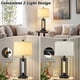 thumbnail image 3 of Lámpara de mesa Lamp TOBUSA Farmhouse de 66 cm con 2 puertos USB, 3 of 7