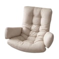 thumbnail image 3 of Cojín de repuesto para asiento de columpio de jardín, antideslizante, estilo bohemio Caqui, 3 of 8