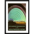 thumbnail image 2 of Art.com Hollywood Bowl Poster, Los Angeles, California Art Print, Black Frame Wall Art, 17" x 23", 2 of 5