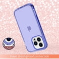 thumbnail image 7 of AMZER Crusta Hybrid Full Body Case for iPhone 13 Pro Max with Built-in Screen Protector - Glitter Blue, 7 of 7
