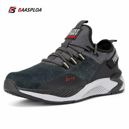 

Baasploa New Men s Running Shoes Non-slip Shock Absorption Lightweight Tennis Shoes Waterproof Male Comfortable Casual Sneakers