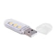 thumbnail image 4 of Lámpara De Camping USB Light Mini Portable Book Lámpara de lectura brillante para computadora portátil (8COB) PC blanca Likrtyny Para estrenar, 4 of 6