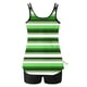 thumbnail image 4 of Trajes de baño tankini para mujer Trajes de baño de dos piezas con espalda de tiras y estampado conservador para mujer Traje de baño de dos piezas para mujer, 4 of 5