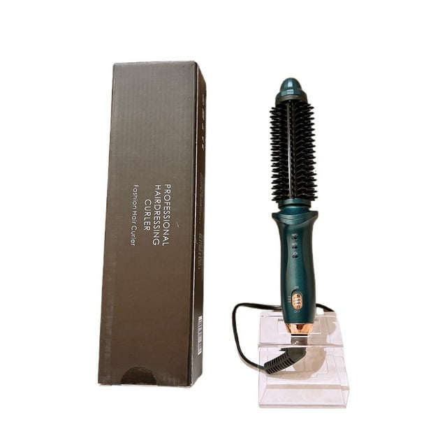Riforla Constant Temperature Straight Hair Comb Automatic Curling Lazy Curling Curling Hair Curling Straight & Curler Green