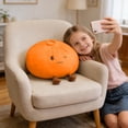 thumbnail image 4 of Steamed Bun Plush Toy, Soft Dumpling Stuffed Animal Cushion, Realistic Chinese Food Baozi Pillow, Cute Kawaii Food Plushie for Home Decor, Bedroom Decoration, Novelty Gift, 4 of 8