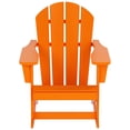 thumbnail image 4 of Polytrends  Laguna Hdpe All Weather Outdoor Patio Rocking Chair Orange, 4 of 5
