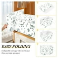 thumbnail image 2 of Yayeee Collapsible Cube Storage Bin with Lid Fabric Closet Decorative Basket with Handles, Green Dinosaur Pattern, 2 of 7