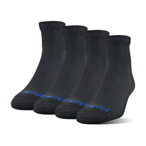 MediPeds Men's COOLMAXÂ® Quarter, 4-Pack