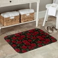 thumbnail image 5 of Kdxio Rose,16" x 24", Non-Slip Front Door Mats,Outdoor Welcome Mat Washable, 5 of 9