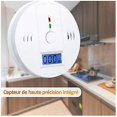 thumbnail image 4 of Detector de alarma de Gas y monóxido de carbono, funciona con batería, alarma de dióxido de carbono con pantalla Lcd, alarma de voz, 4 of 5