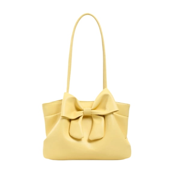 Dickly Women Shoulder Bag Classic Casual Purse Tote Bag for Work Party Shopping Outdoor Yellow
