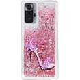 thumbnail image 2 of for Mi Redmi Note 10 Pro Case for Women,Case for Mi Redmi Note 10 Pro Max,Glitter Bling Liquid Sparkle Painted Quicksand Flowing Case Cover for Xiaomi Redmi Note 10 Pro Max XY High Heel, 2 of 14