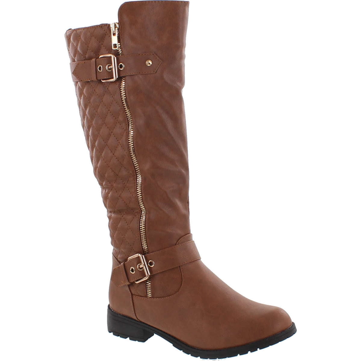 Top Moda - Top Moda Women's Bally-32 Knee High Quilted Leather Riding ...