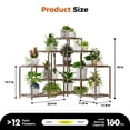thumbnail image 3 of Plant Stand with Grow Lights for Indoor Plants 11 Potted Corner Plant Shelf with Plant Lights for Indoor Growing, 3 of 6
