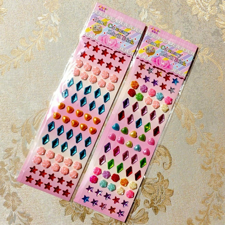 NEGJ 1 Roll 1 Yard Drill Strips Chain DIY Jewelry Accessories Drill  Stickers For Sewing Crafts Decor Wedding Jewelry 100 Small Stickers for Kids  100 Days Stickers for Kids 