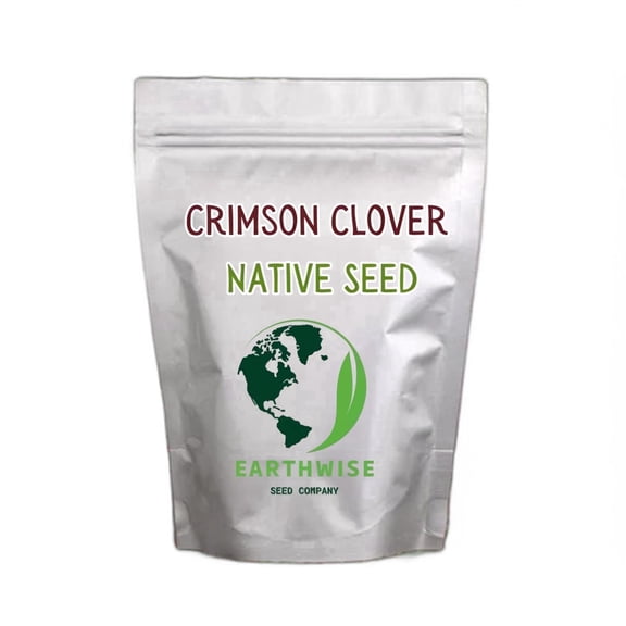 Earthwise Crimson Clover Seed (Trifolium Incarnatum),1/2 lb Bag, Covers Up to 500 sq ft, Over & Over Variety