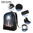 thumbnail image 5 of Fuzoiu Peggy's Cove Lighthouse Print Laptop Backpack,Work Business Backpacks, Large Capacity Nurse Bag College Bookbag for School, Waterproof Casual Daypack for Travel, 5 of 8